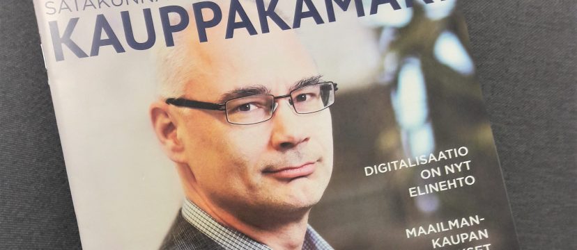 Elinar's CEO Mikko Hörkkö writes about digitalisaatio in magazine