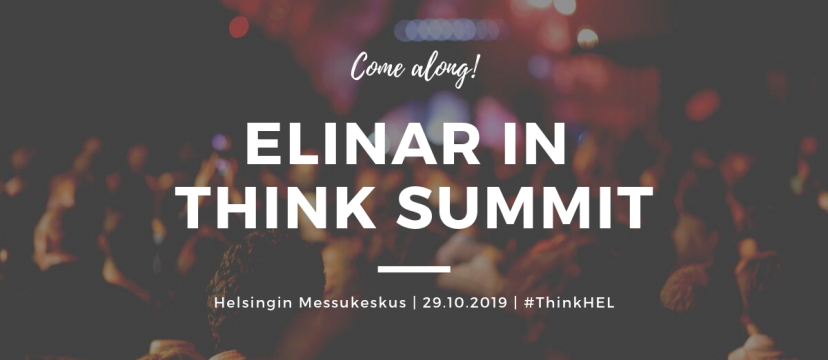 Elinar is going in Think Summit
