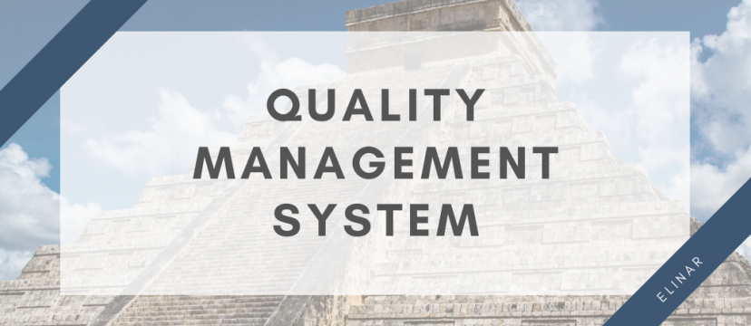 Elinar's quality management system